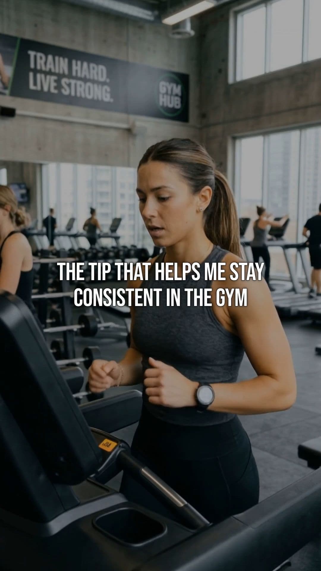 THE TIP THAT HELPS ME STAY CONSISTENT IN THE GYM